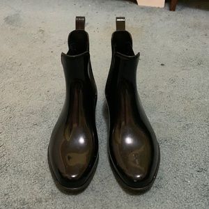 Mini black Ralph Lauren rain boots